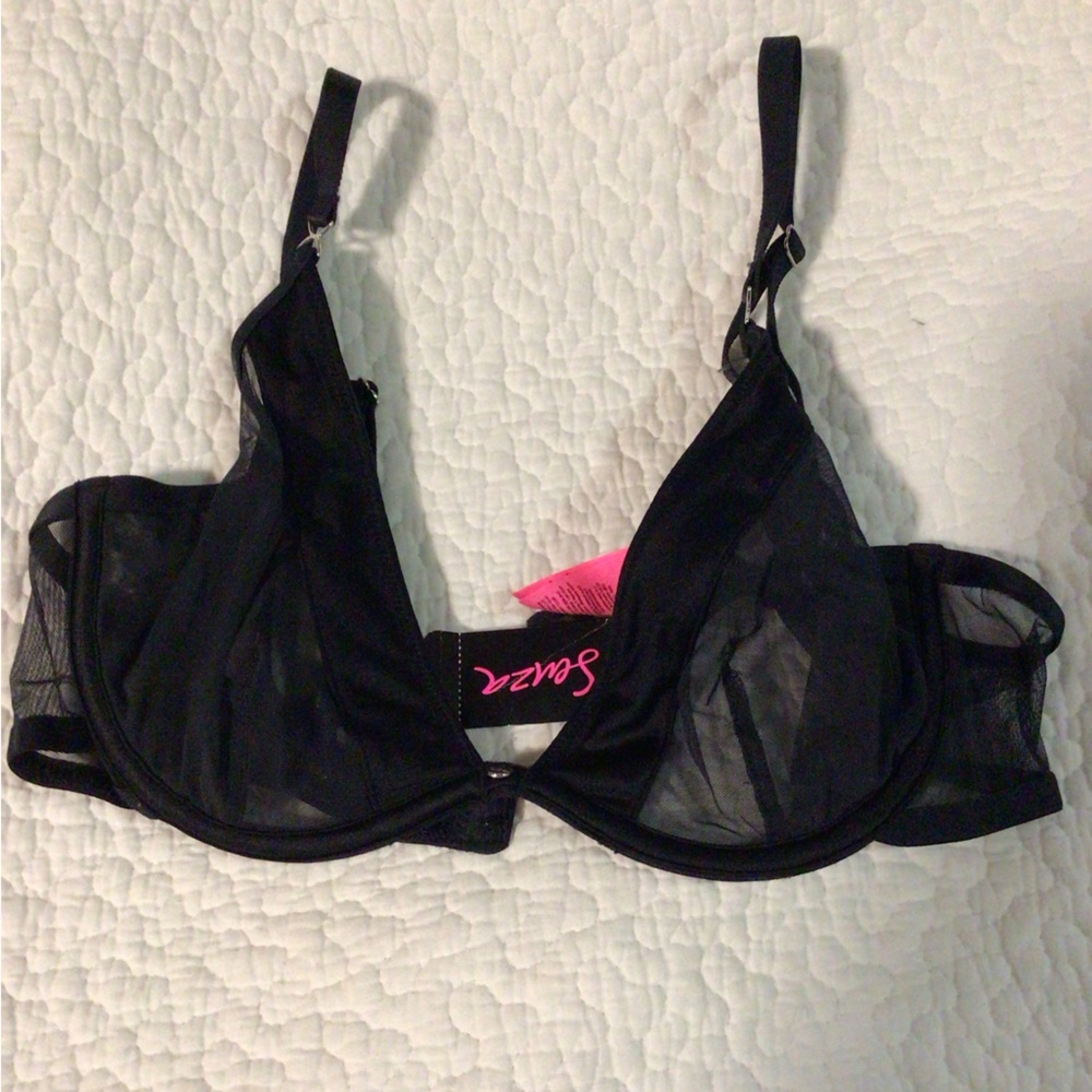 La SENZA Black Sheer Bra